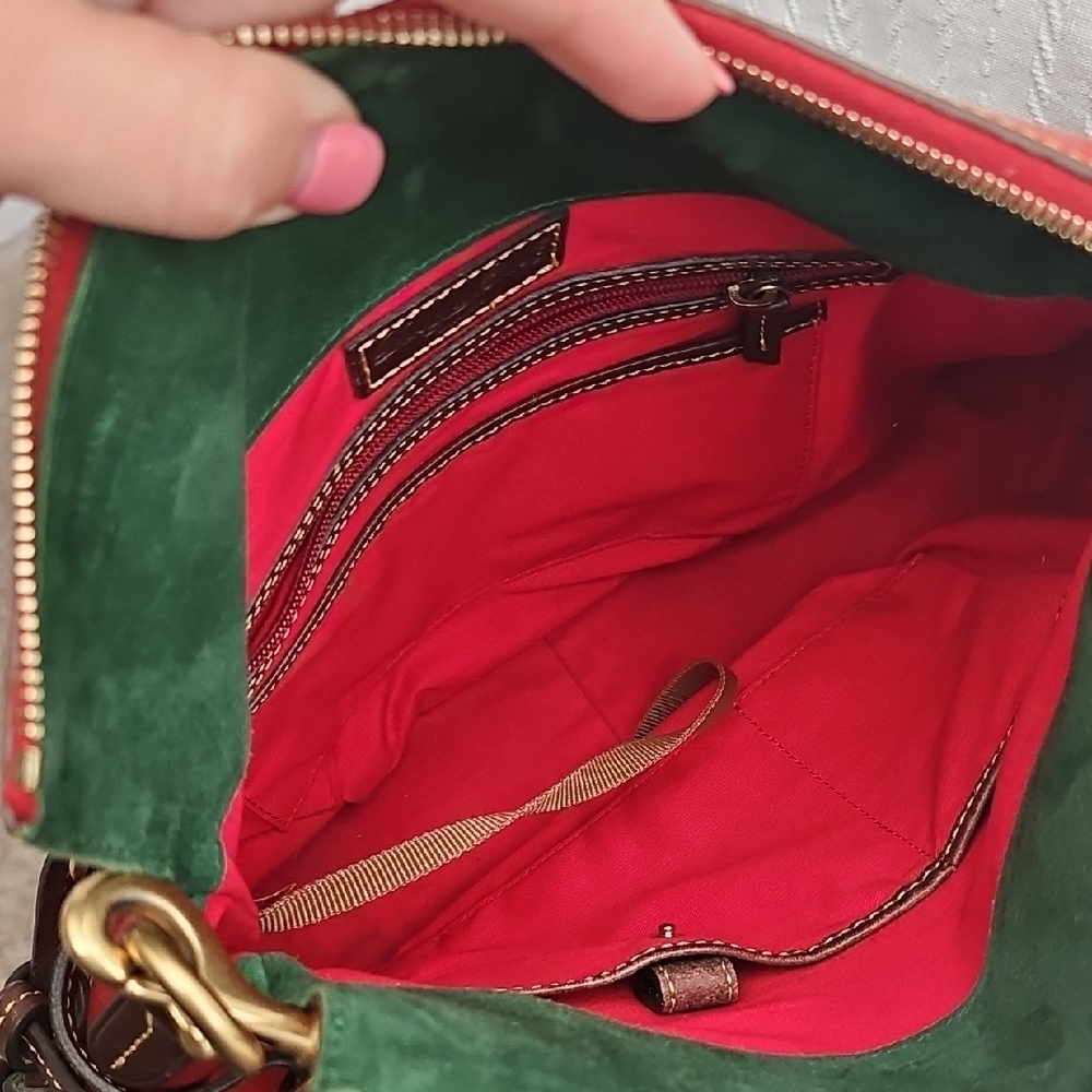 1HRSALE🔥Dooney & Bourke Red Florentine Satchel - Picture 7 of 11